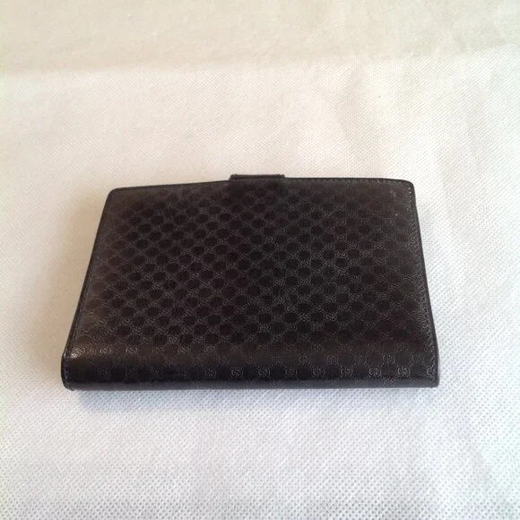 Fabulous Vintage Gucci GG Leather Monogram Clutch Wallet - Picture 8 of 12